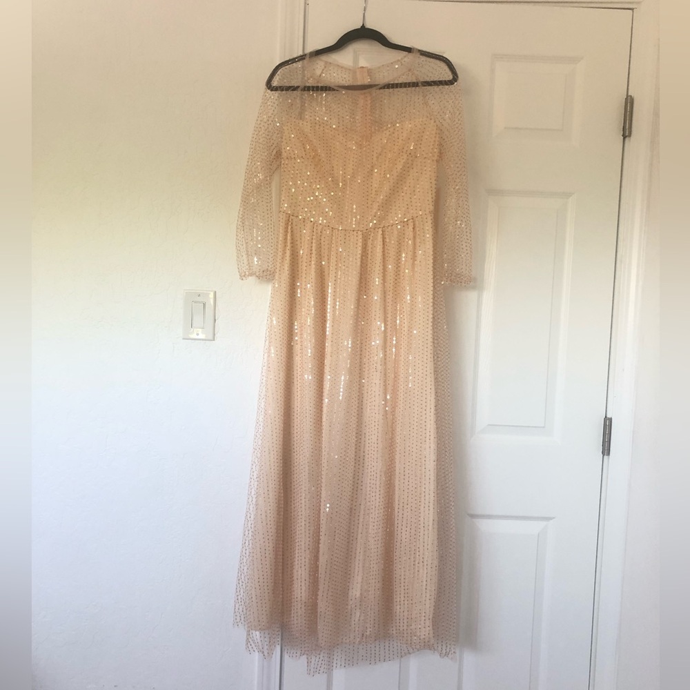 Sequin Formal Floor Length Dress